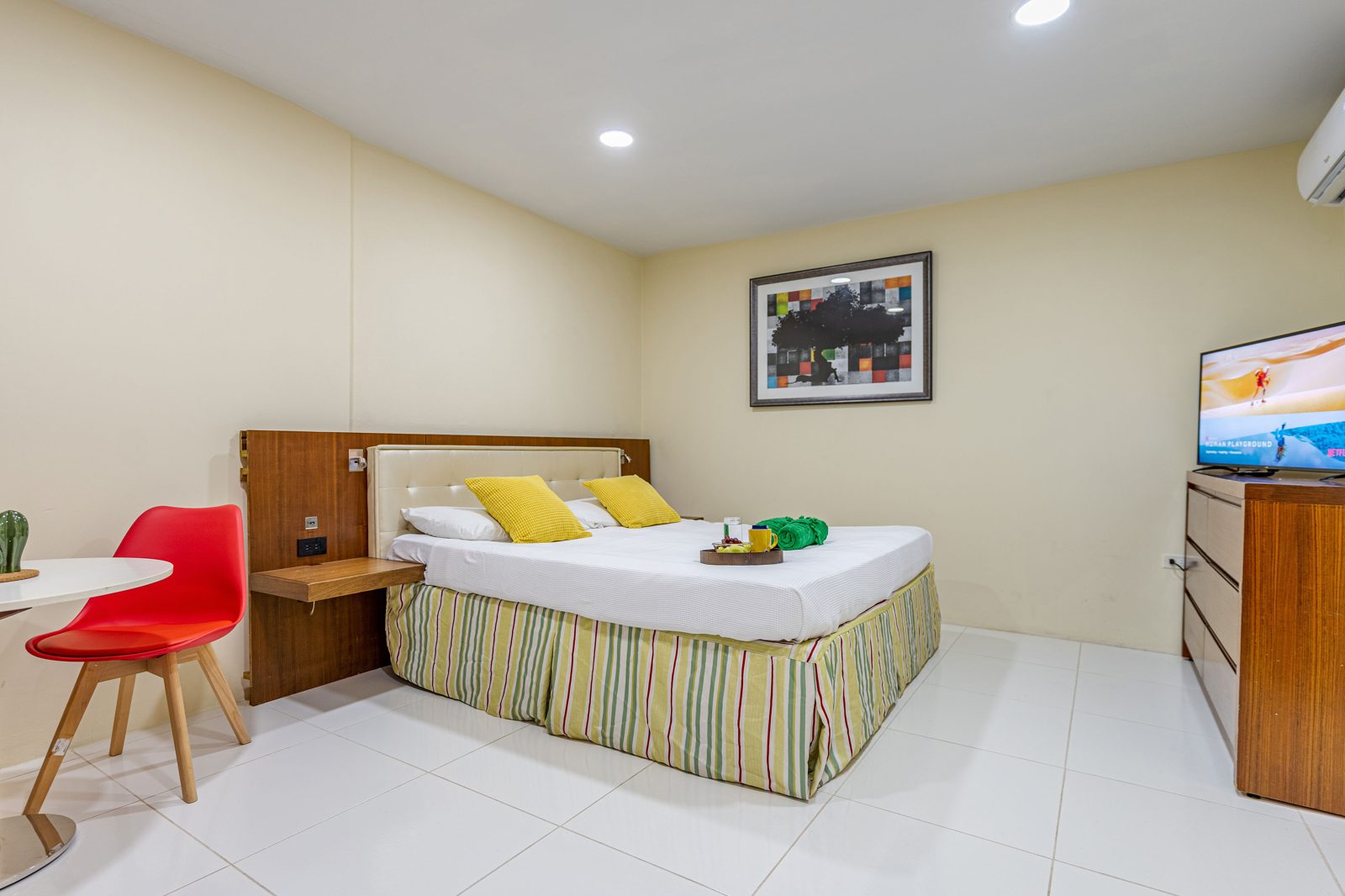 Apartment 5 · studio with king bed