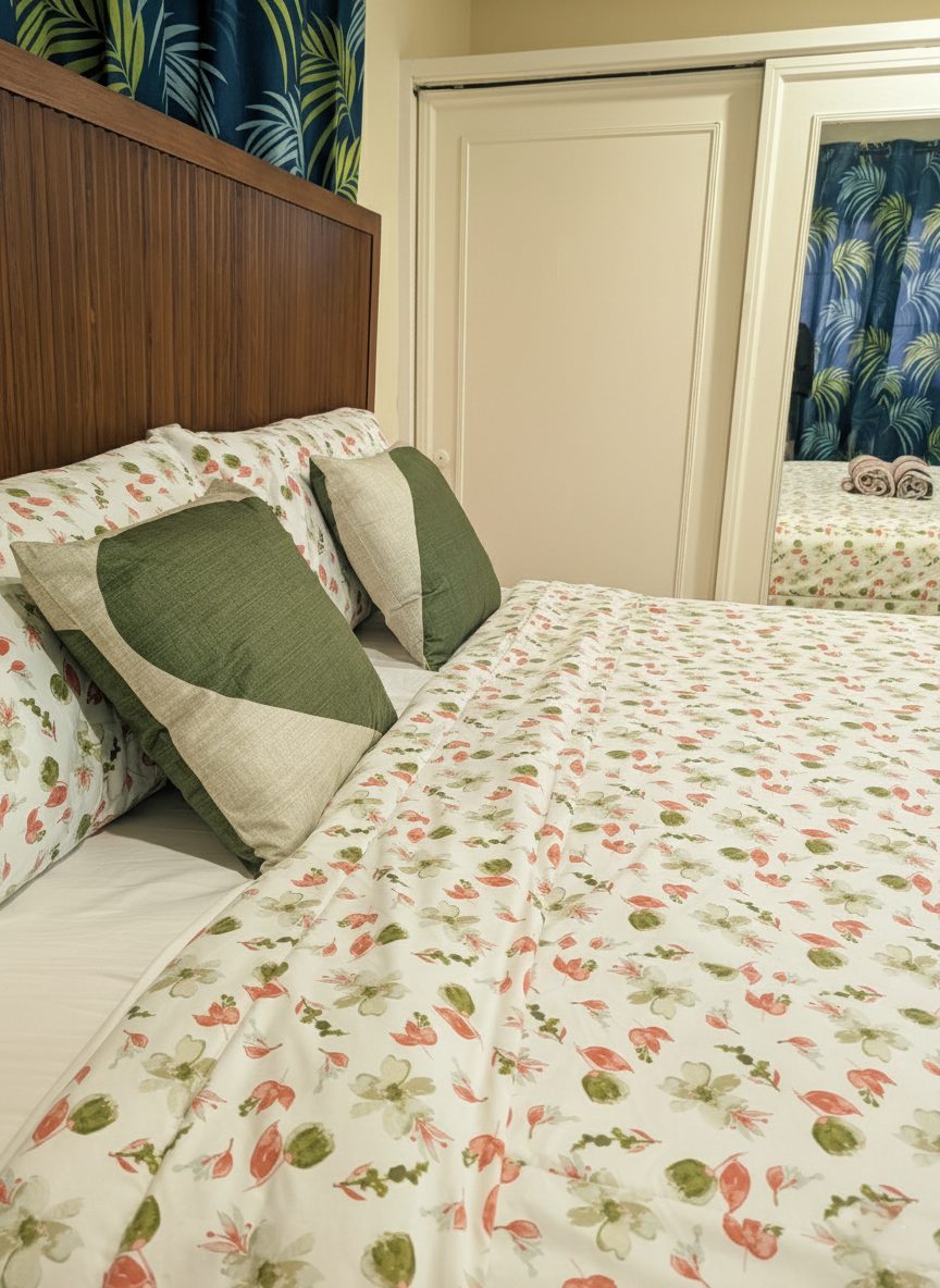 Apartment 7 · bedroom with king bed